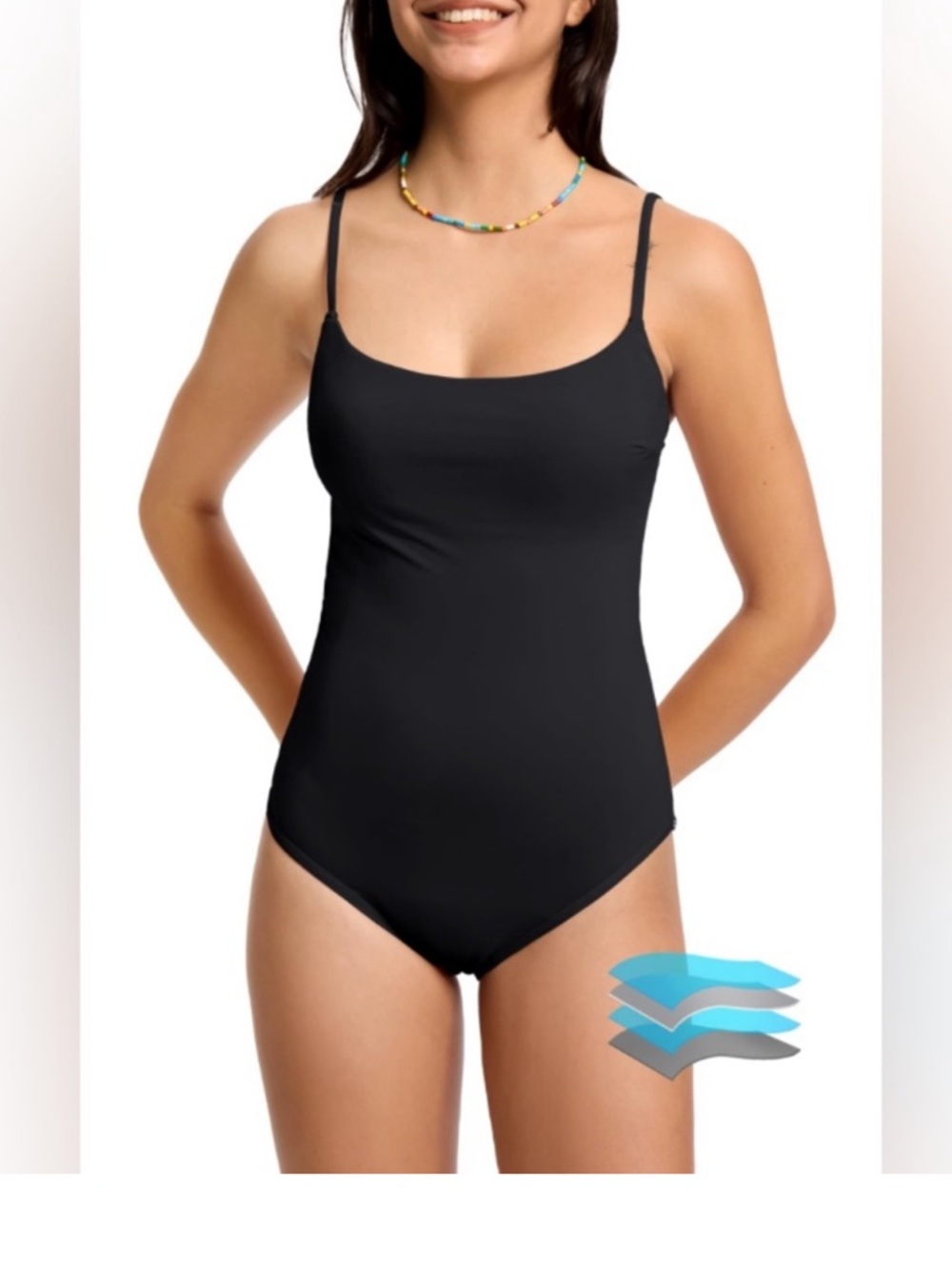 Beautikini Period One Piece Leakproof Swimsuit #485 size small